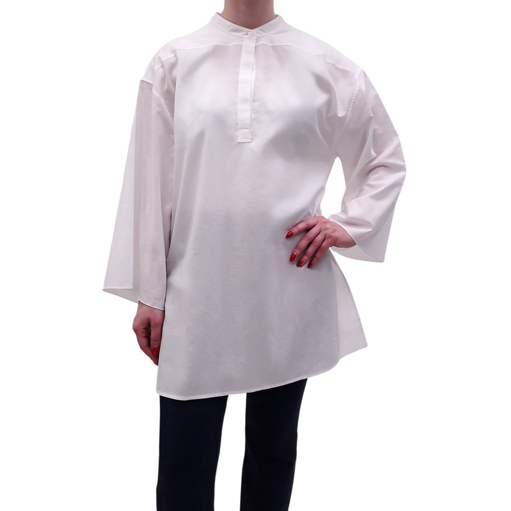 THE ROW WHITE 'OMAO' TOP - SIZE S