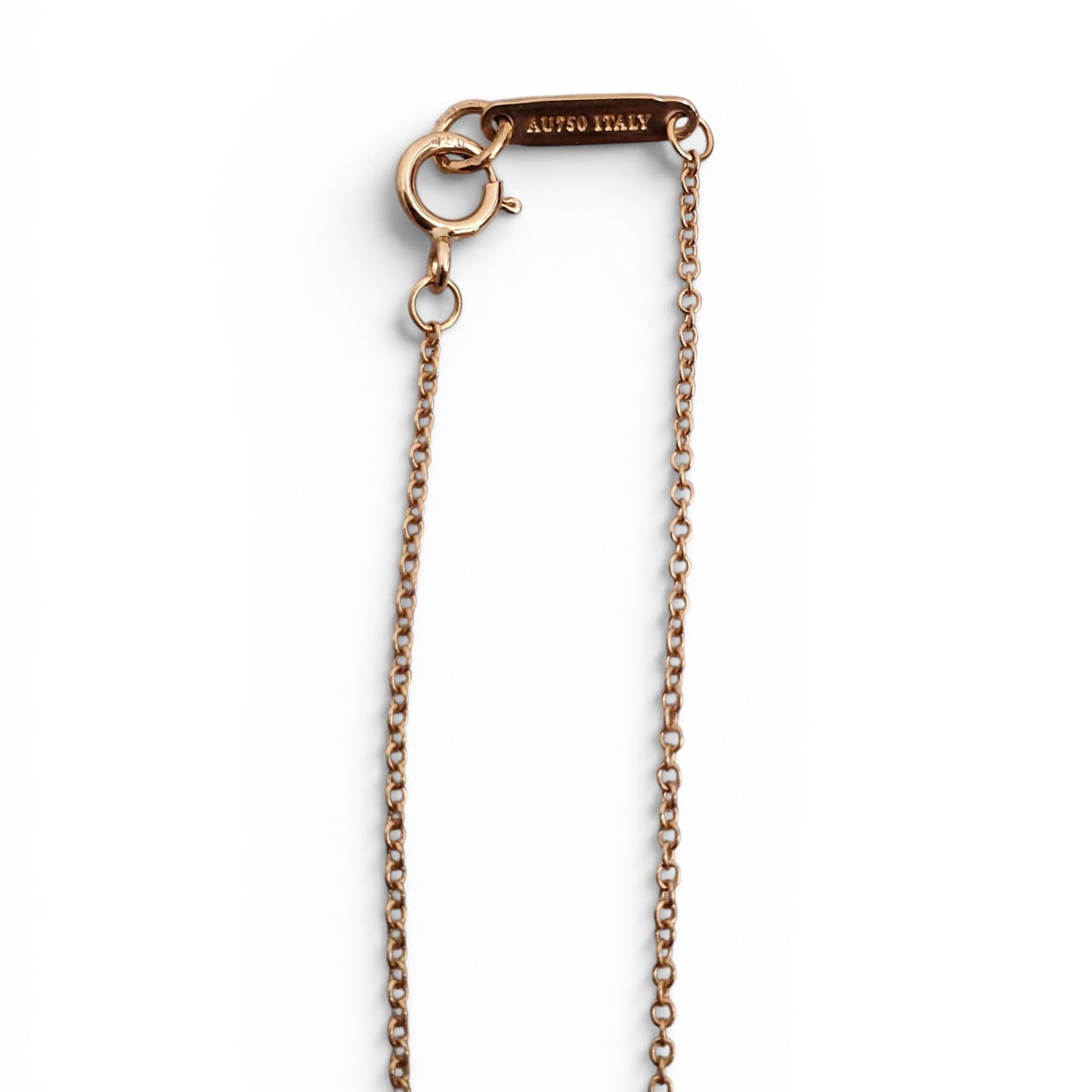 TIFFANY & CO. 18K YELLOW DIAMOND SMALL ATLAS NECKLACE