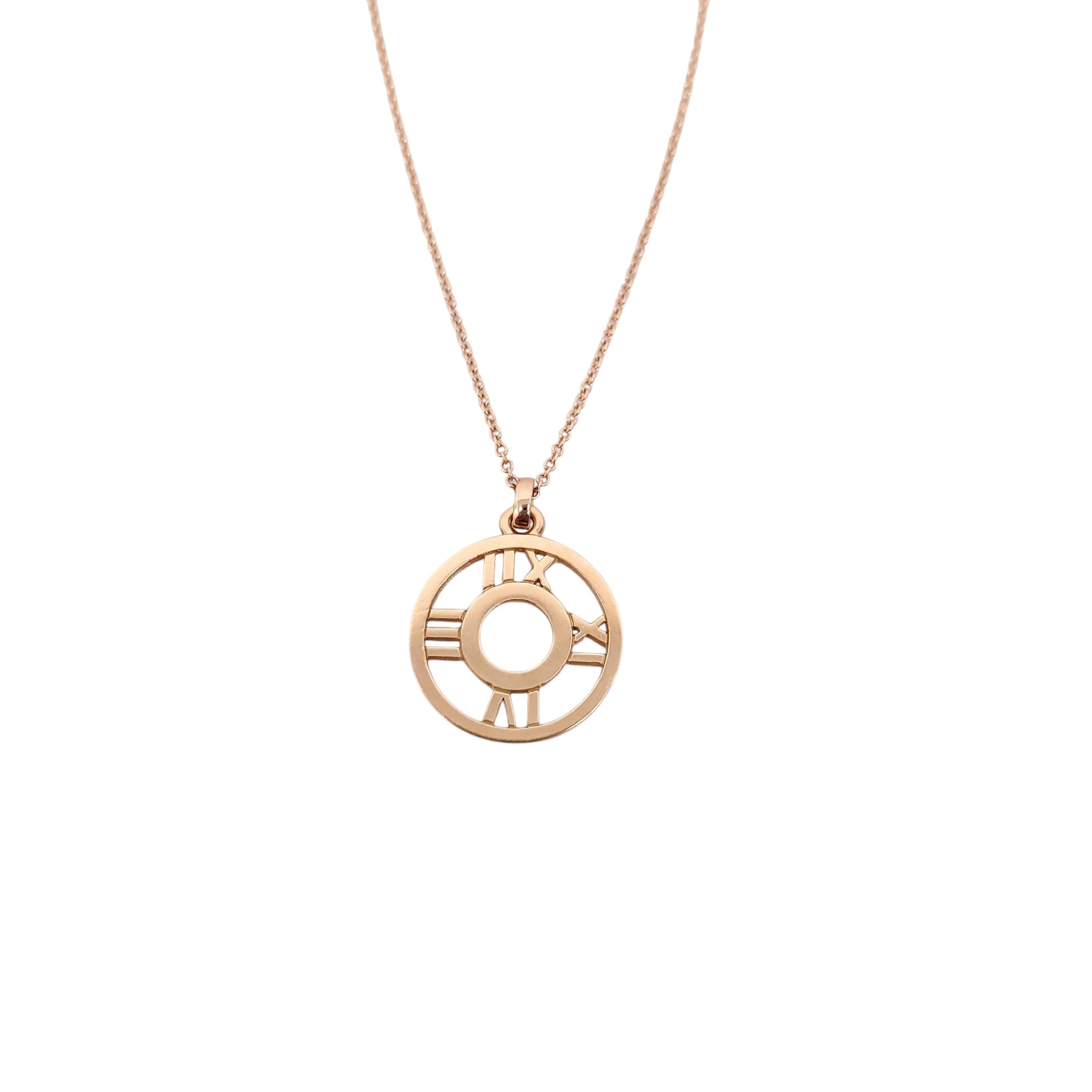TIFFANY & CO. 18K YELLOW DIAMOND SMALL ATLAS NECKLACE