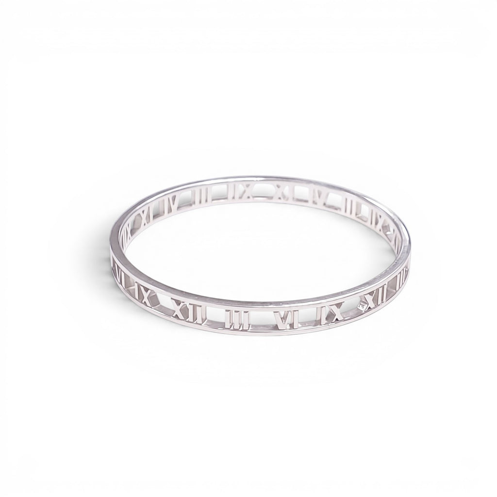 TIFFANY & CO SILVER ATLAS BANGLE BRACELET