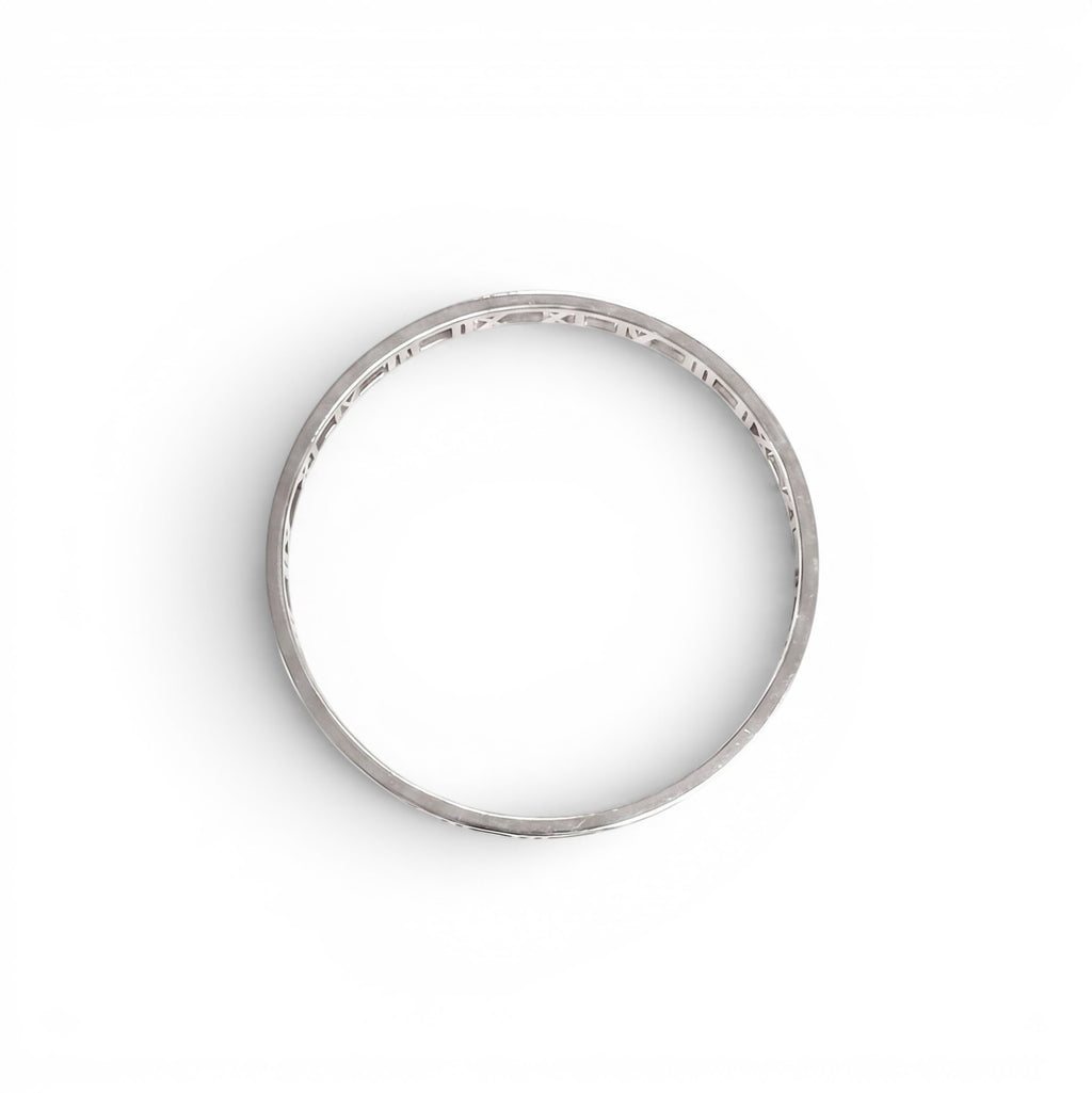 TIFFANY & CO SILVER ATLAS BANGLE BRACELET