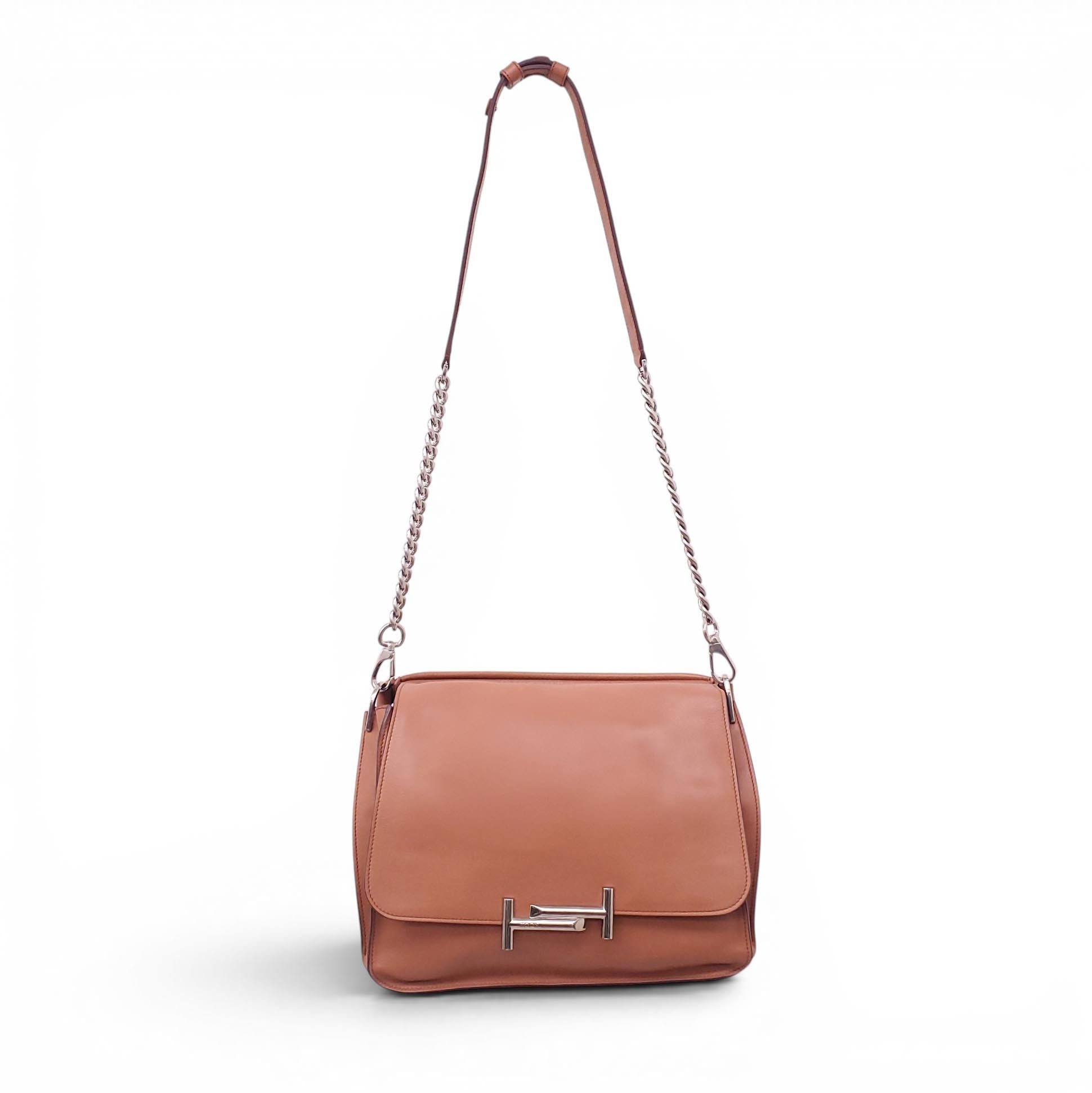 TOD'S BORSA A SPALLA T MARRONE BAG