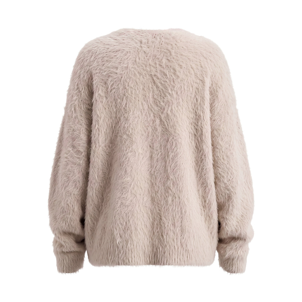 TOTÊME DOUBLE WOOL CASHMERE PULL OVER SWEATER - SIZE M/L