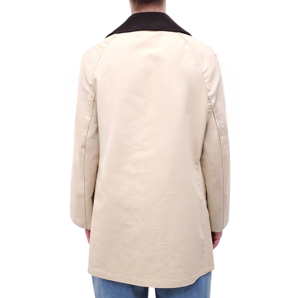 TOTEME KHAKI JACKET WITH CORDUROY COLLAR - SIZE M