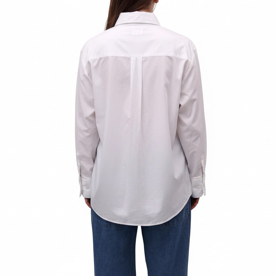 TWP WHITE BUTTON UP BLOUSE - SIZE M/L