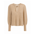 ULLA JOHNSON KNIT SWEATER WITH TIE - SIZE S