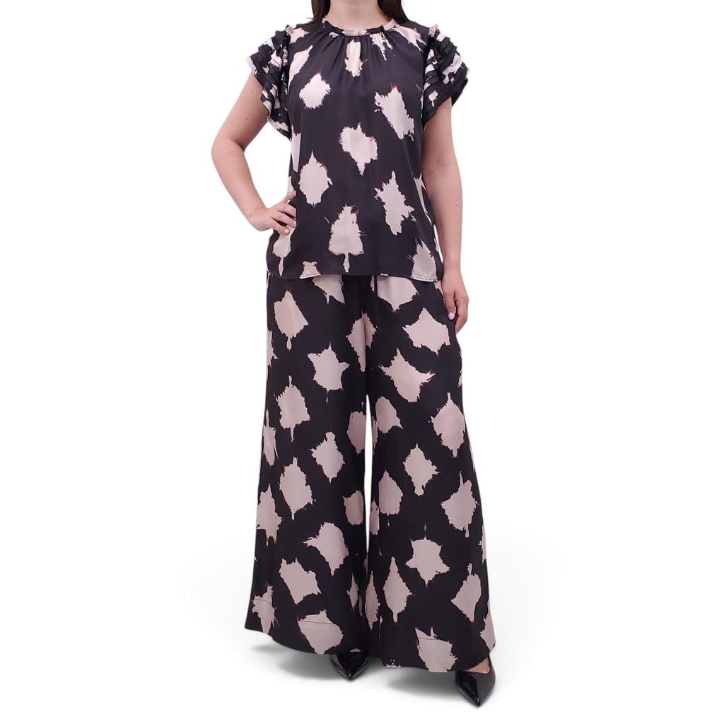 ULLA JOHNSON PATTERNED 2-PIECE SET - SIZE 12/6