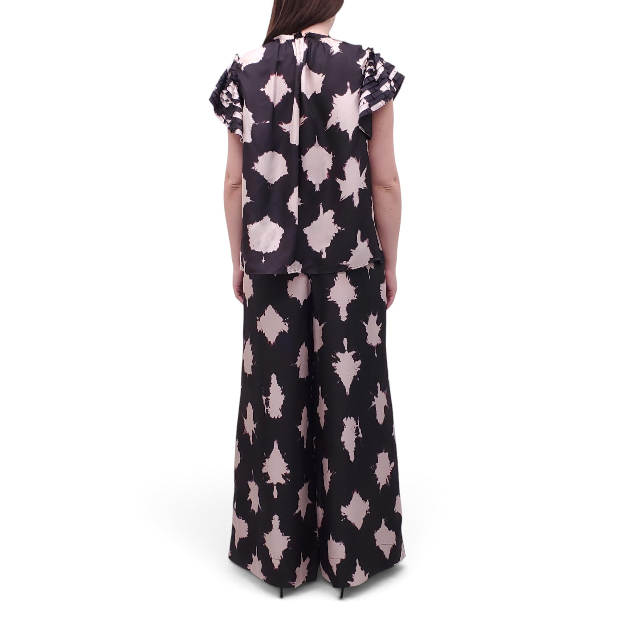 ULLA JOHNSON PATTERNED 2-PIECE SET - SIZE 12/6