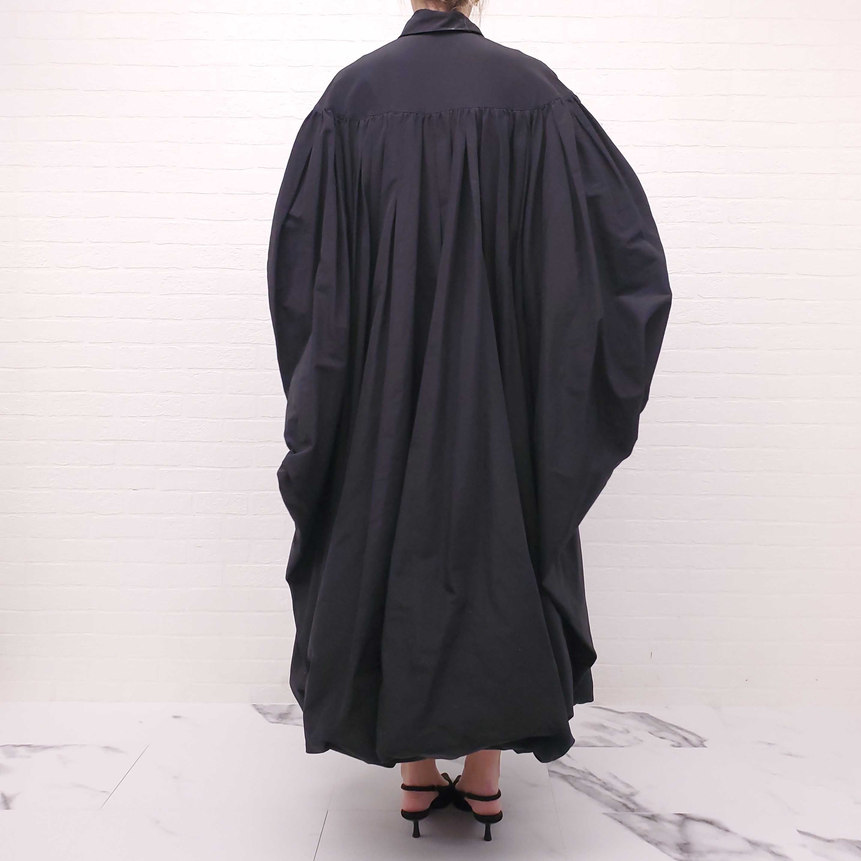 VALENTINO BLACK BUBBLE GOWN - SIZE 40