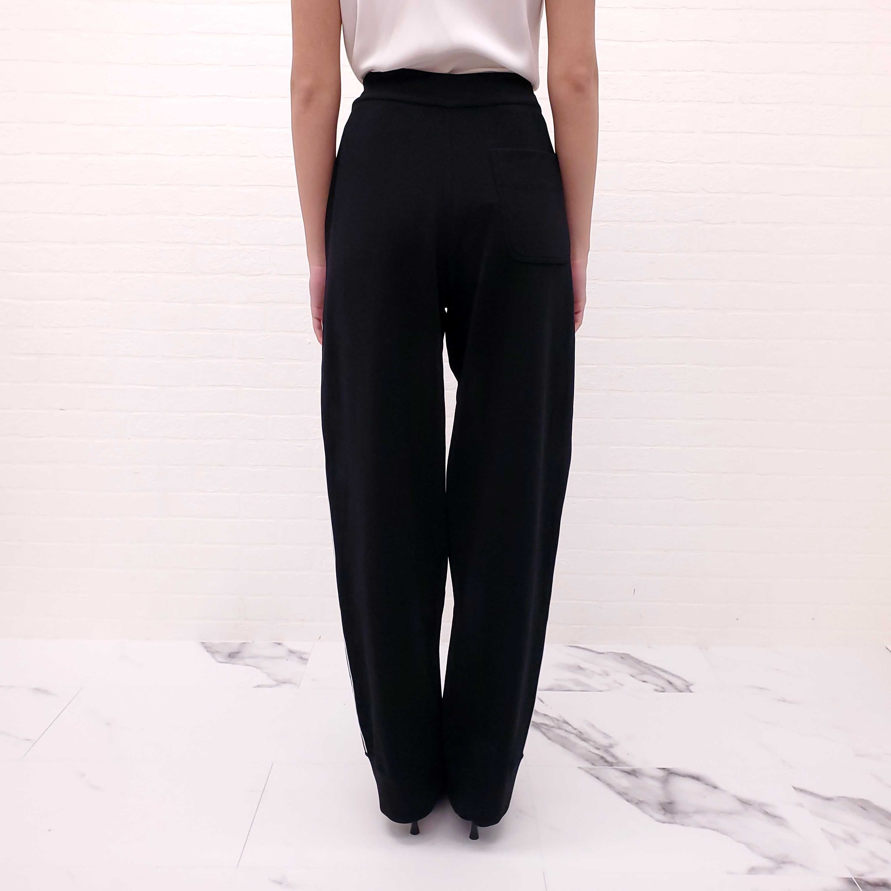 VALENTINO BLACK LOGO TRACK PANTS - SIZE XL MENS/XXL WOMENS