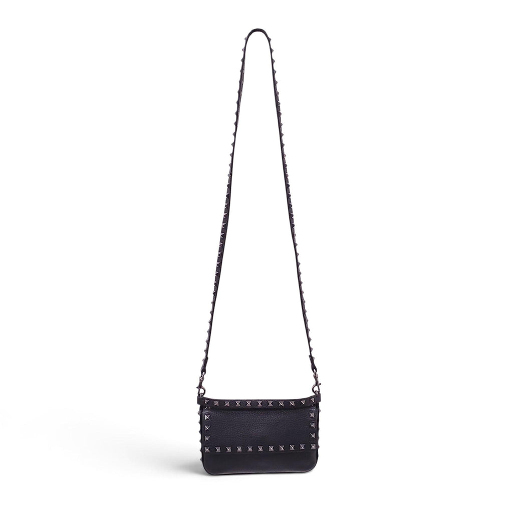 VALENTINO BLACK ROCKSTUD CROSSBODY BAG