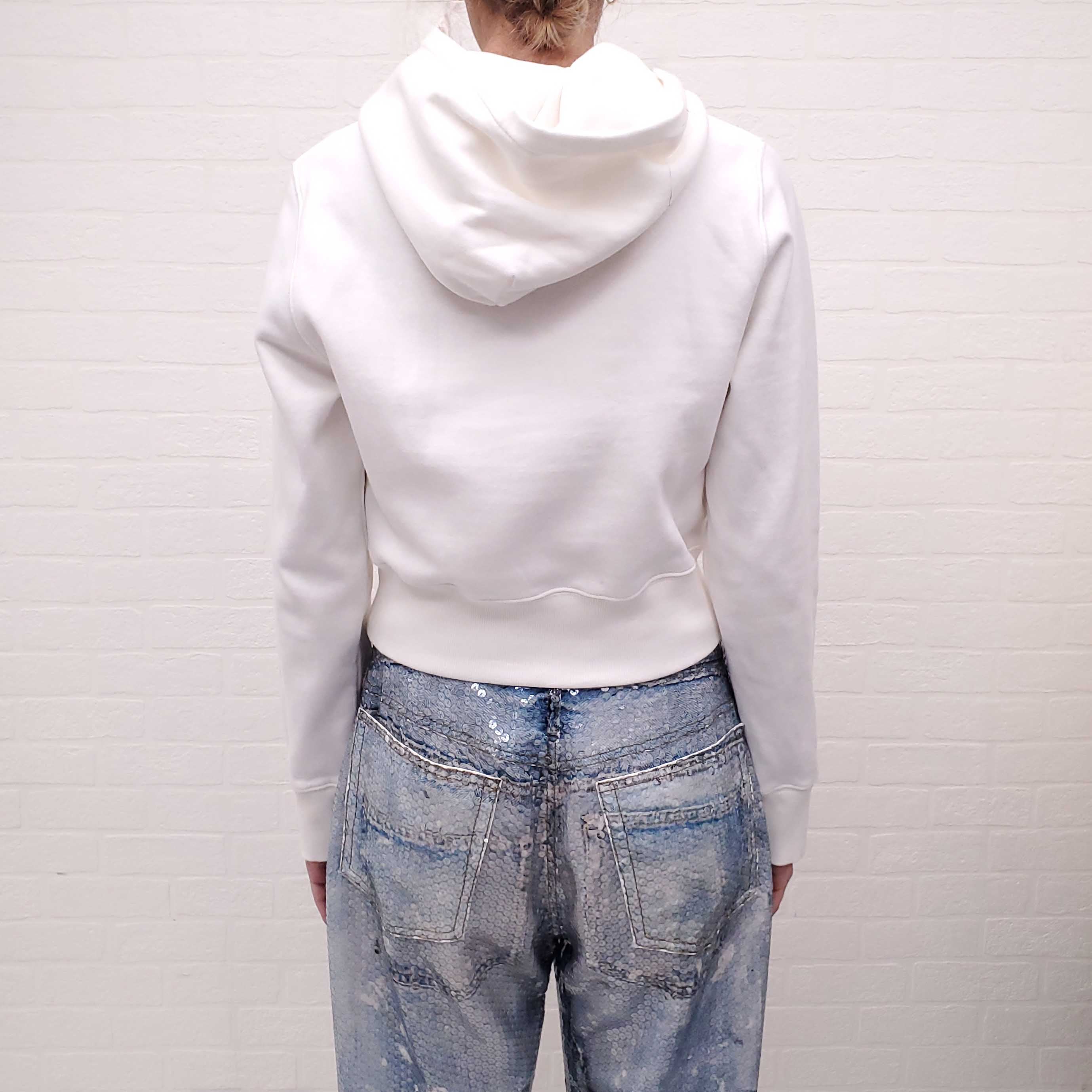 VALENTINO LOGO SWEATSHIRT WITH SEQUINS - SIZE M