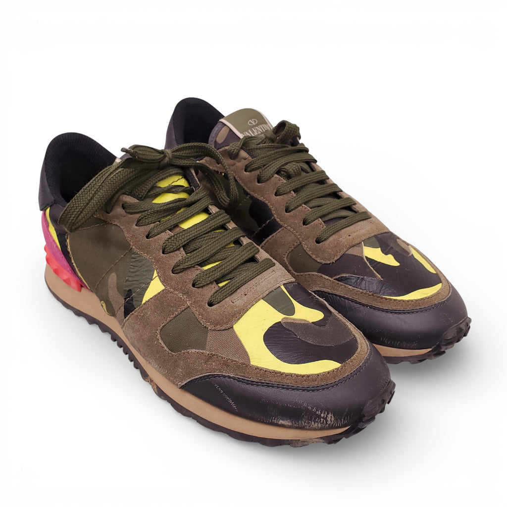 VALENTINO ROCKSTUD ARMY SNEAKERS - SIZE 40