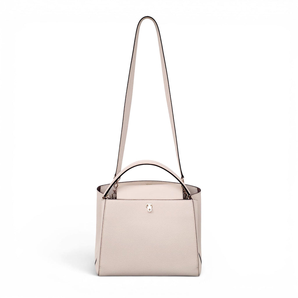 VALEXTRA MEDIUM CREAM BRERA PURSE