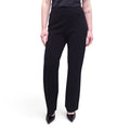 VERONICA BEARD BLACK STRETCH - KNIT PANTS - SIZE L