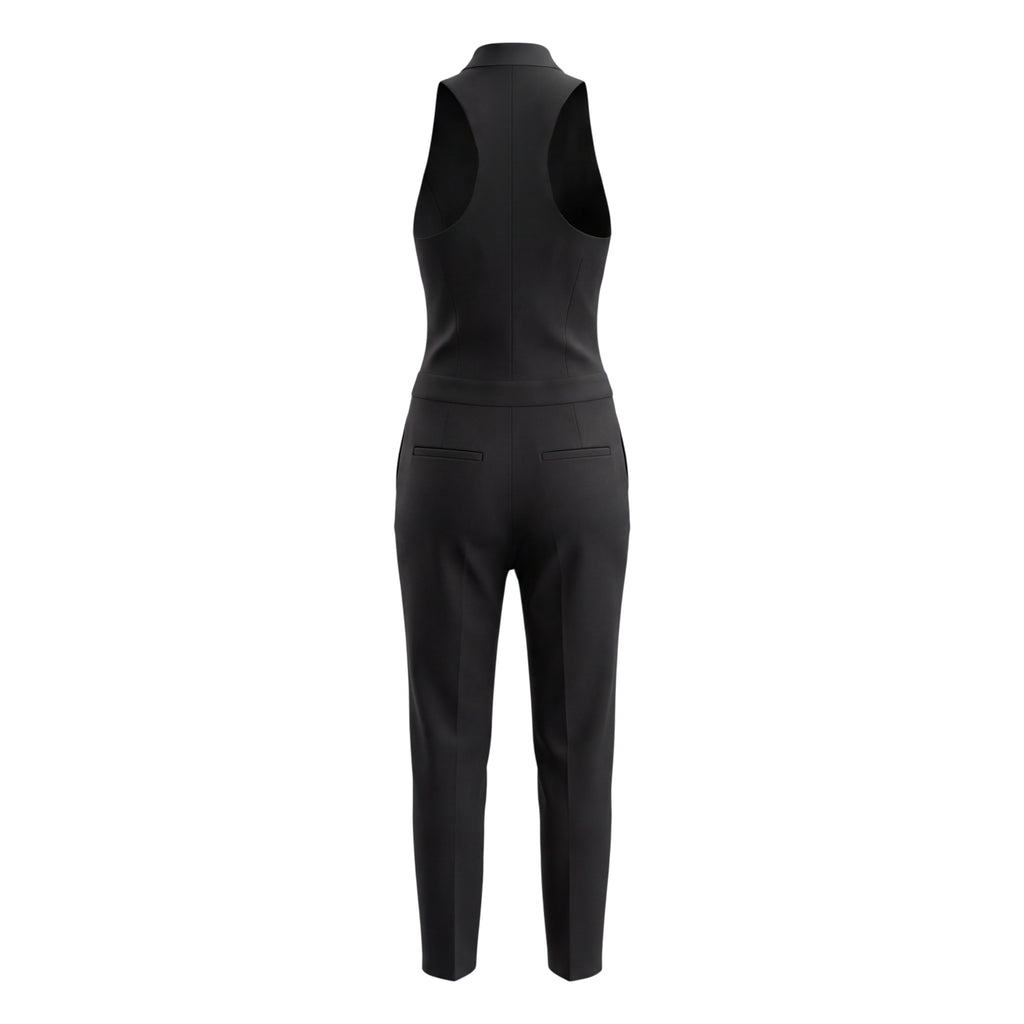 VERONICA BEARD BLACK TUXEDO JUMPSUIT - SIZE 2