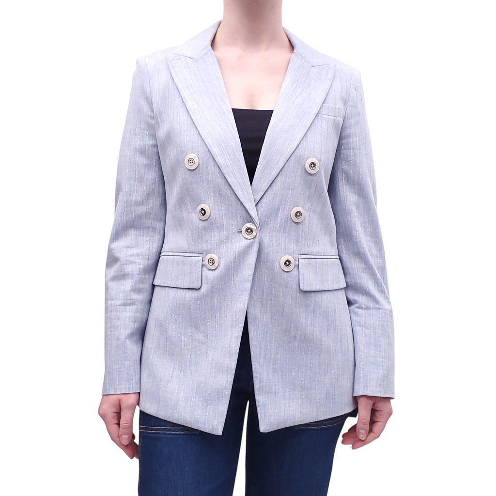 VERONICA BEARD BLUE BLAZER - SIZE 6