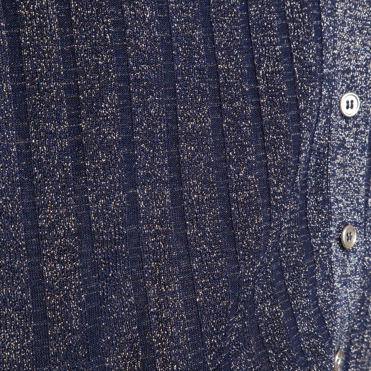 VERONICA BEARD NAVY METALLIC CARDIGAN - SIZE L