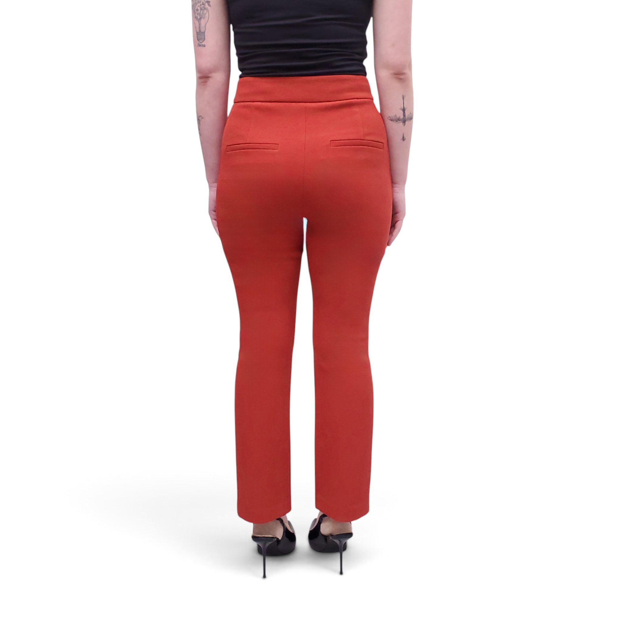 VERONICA BEARD ORANGE TROUSERS - SIZE 4