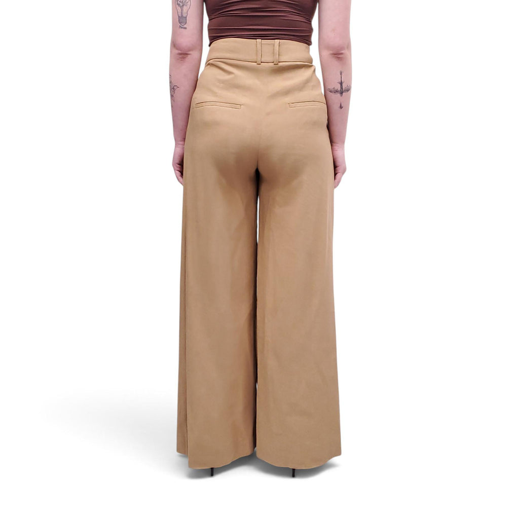 VERONICA BEARD TAUPE TROUSERS - SIZE 6