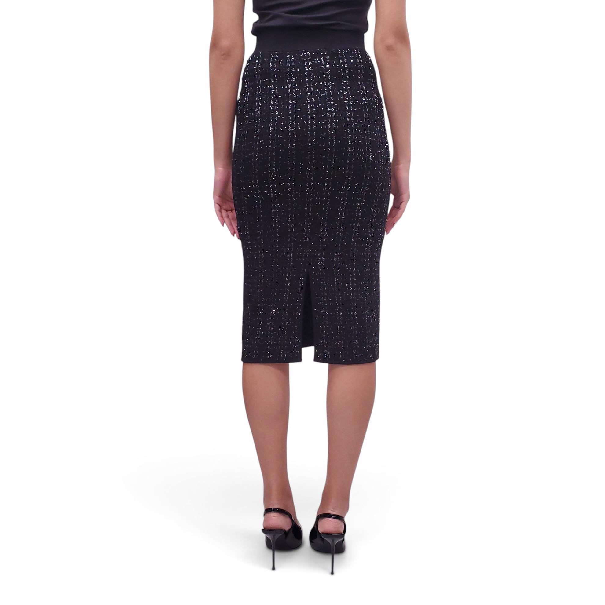 VERONICA BEARD TWEED SEQUIN SKIRT - SIZE XS