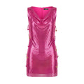 VERSACE 2022 RUNWAY MESH CHAINMAIL MEDUSA SAFETY PIN MINI DRESS - SIZE 38