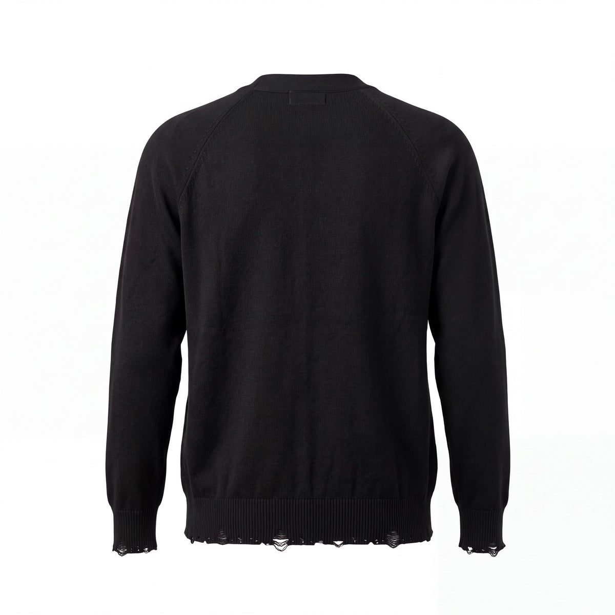 VERSACE BLACK BOXY 95% CASHMERE CARDIGAN WITH MEDUSA LOGO BUTTONS - SIZE 38
