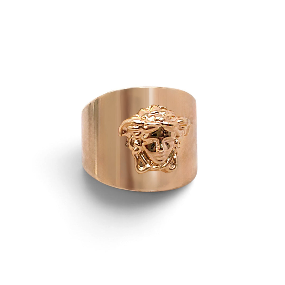 VERSACE LA MEDUSA HEAD RING - SIZE 15