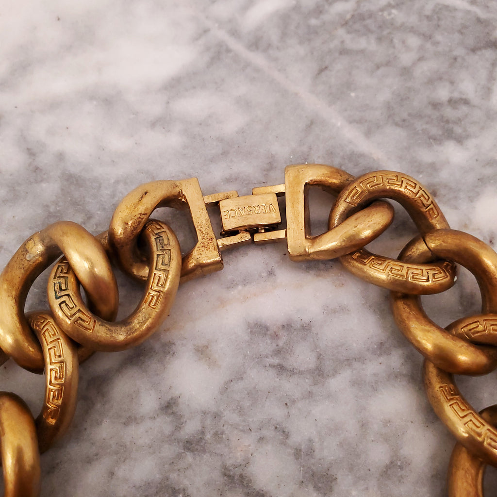 VERSACE MEDUSA GOLD NECKLACE