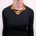 VERSACE MEDUSA GOLD NECKLACE