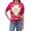 VERSACE PINK MEDUSA SWEATER - SIZE M