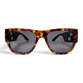VERSACE TORTOISE SHELL LOGO SUNGLASSES