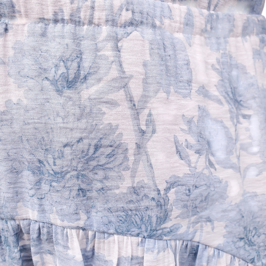 VINCE BLUE FLORAL DRESS - SIZE M