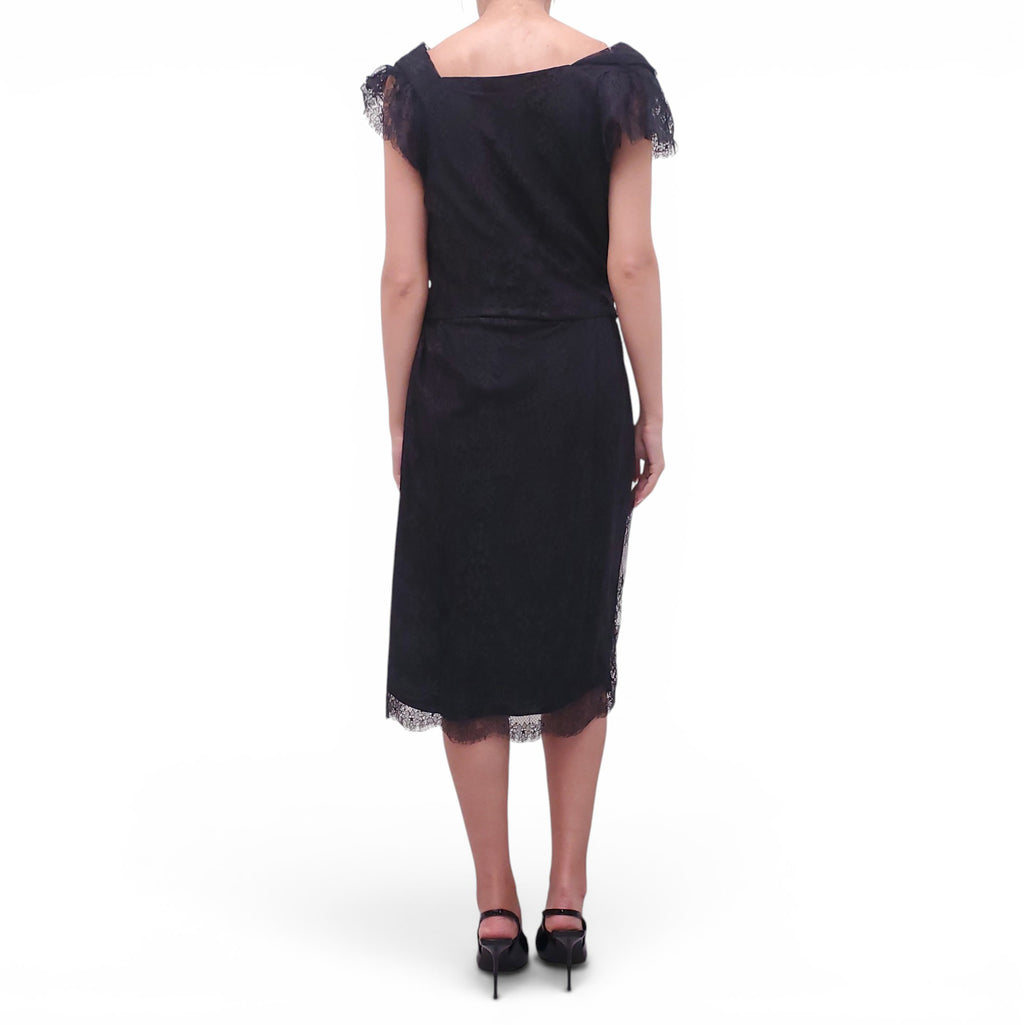 VIVIENNE WESTWOOD BLACK LACE DRESS - SIZE 44
