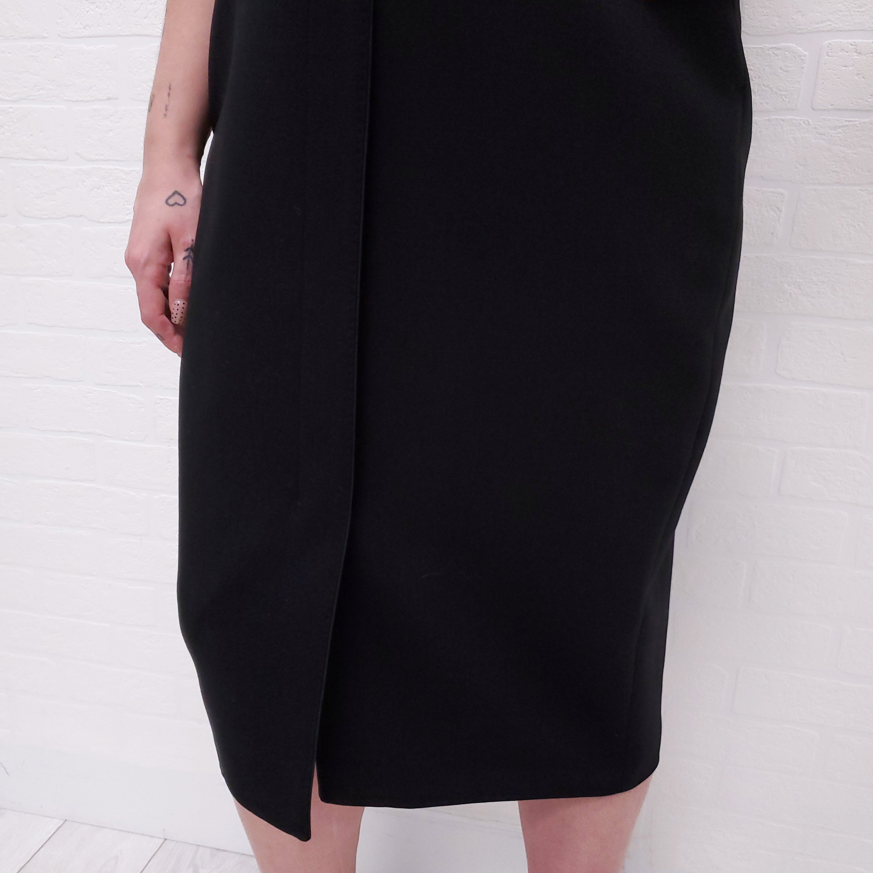 WEEKEND MAX MARA BLACK DRESS - SIZE 14