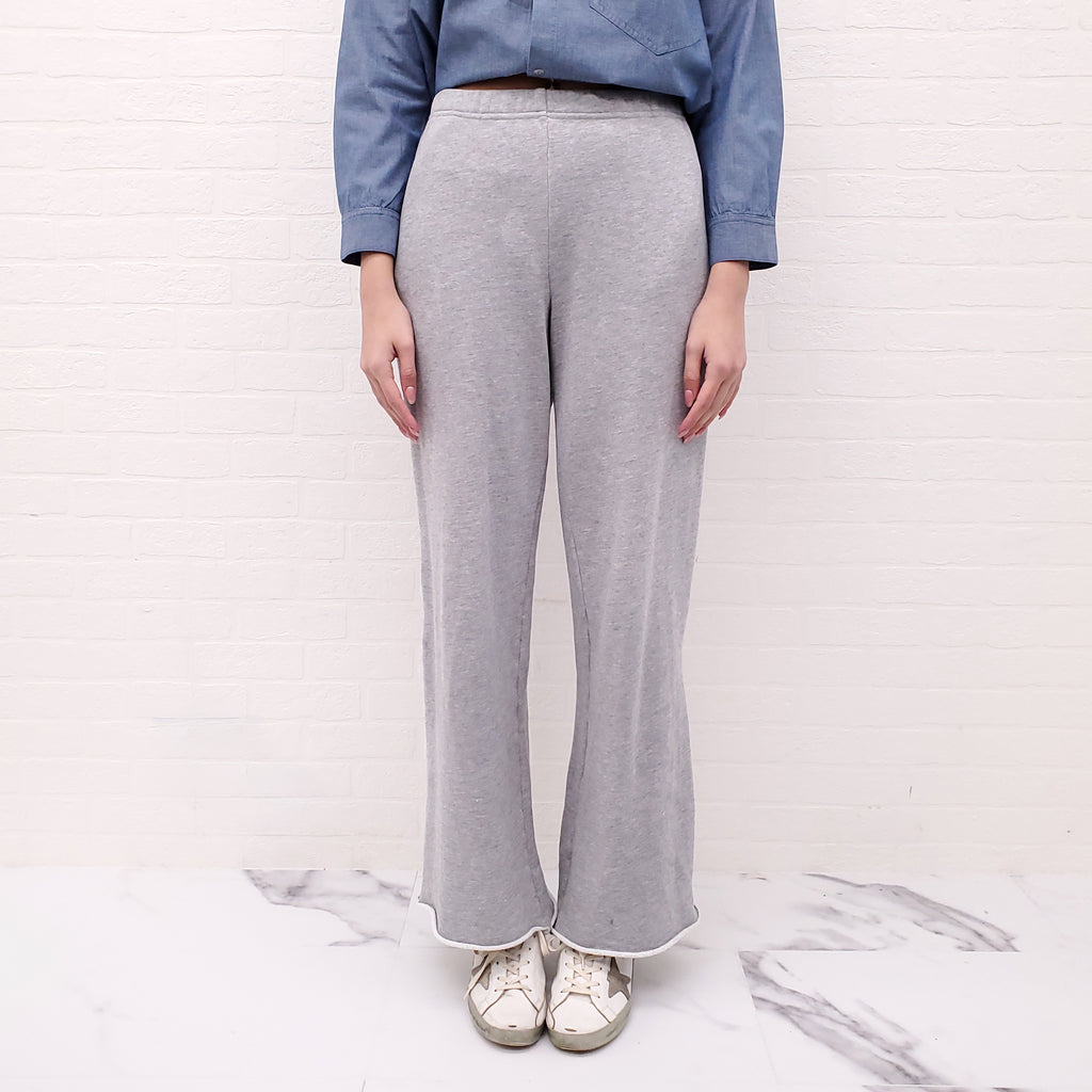 XIRENA OVERSIZED GREY SWEATPANTS  - SIZE S