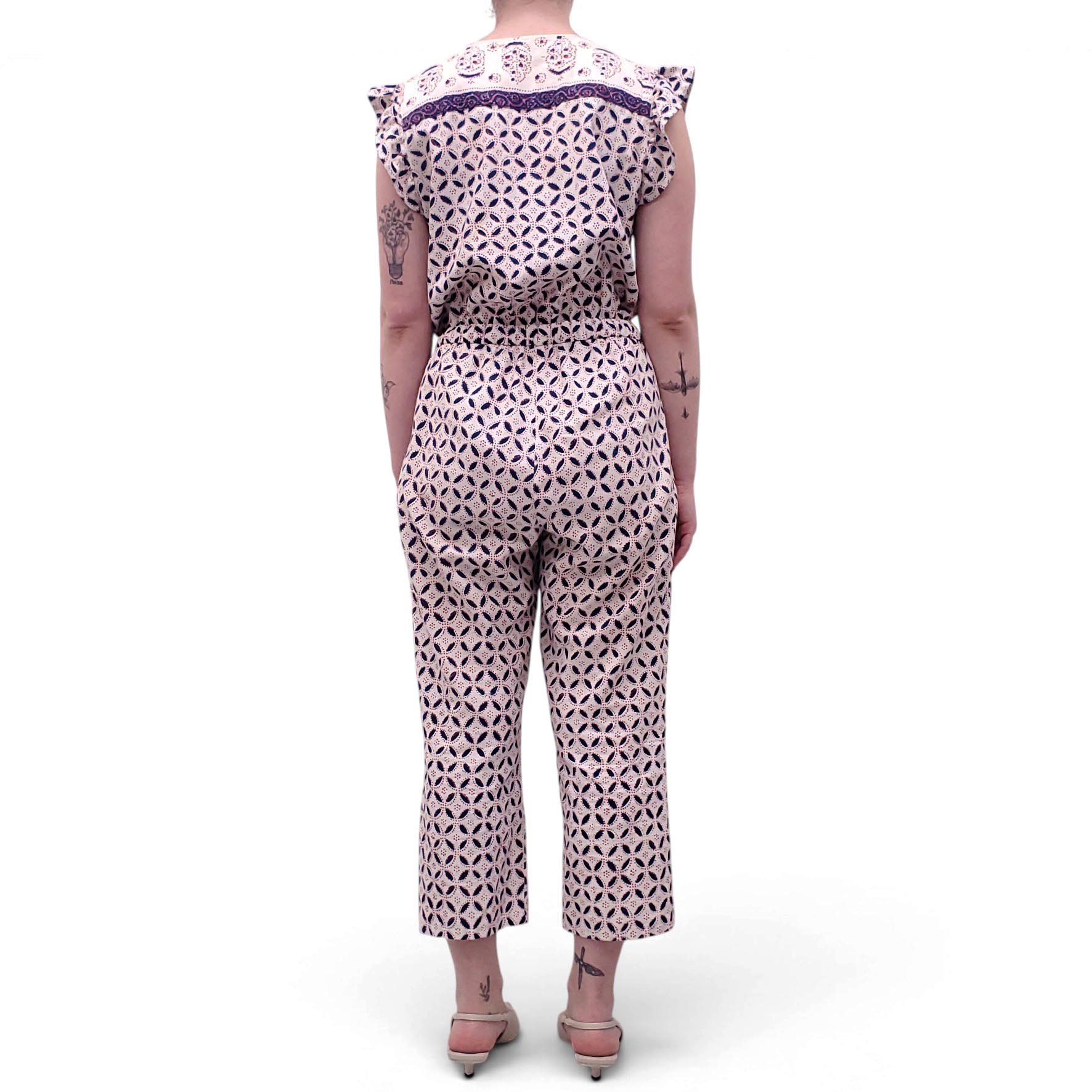 XIRENA PATTERNED JUMPSUIT - SIZE M