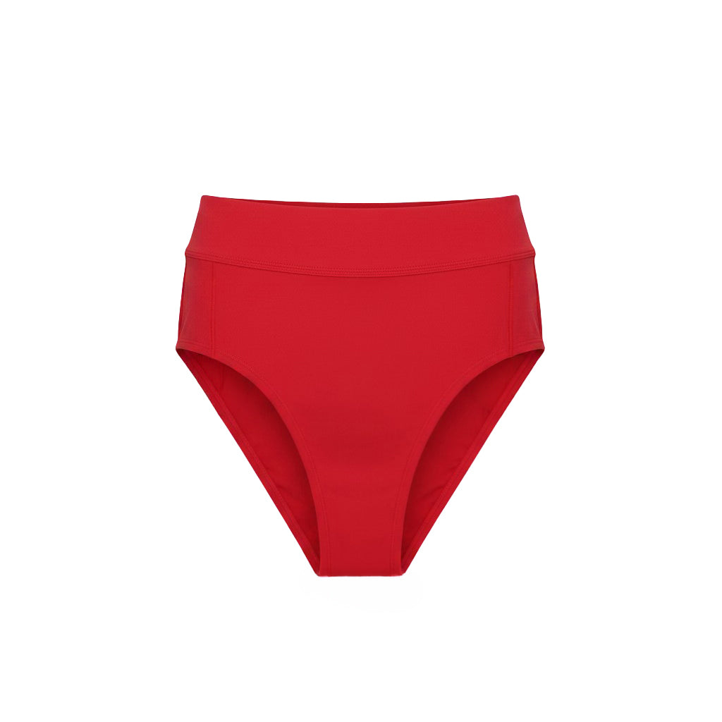 Y-3 ADIDAS RED LOGO BIKINI WITH ZIPPER - SIZE M/XS