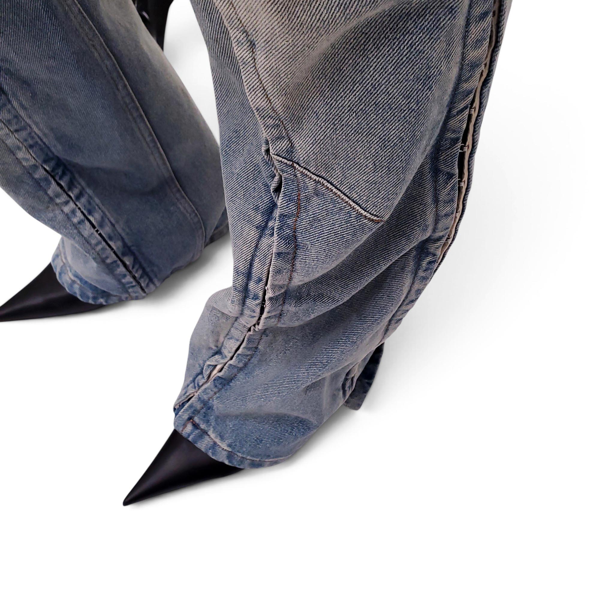 Y/PROJECT DISTRESSED JEANS - SIZE 27