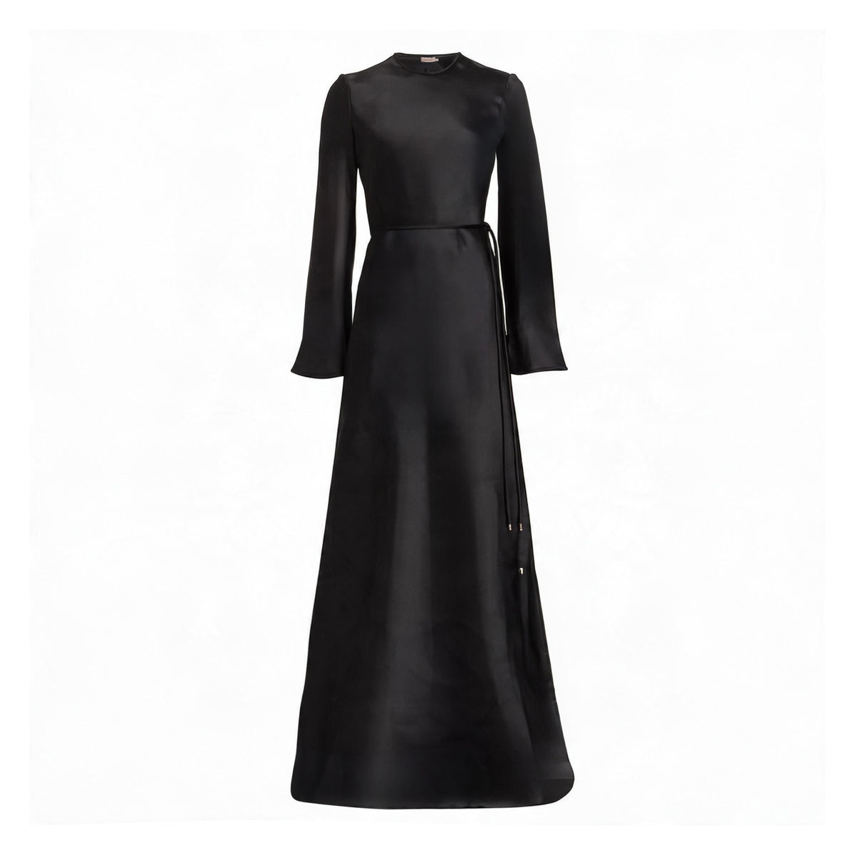 ZIMMERMANN BLACK LUMINOSITY SLIP GOWN - SIZE 0