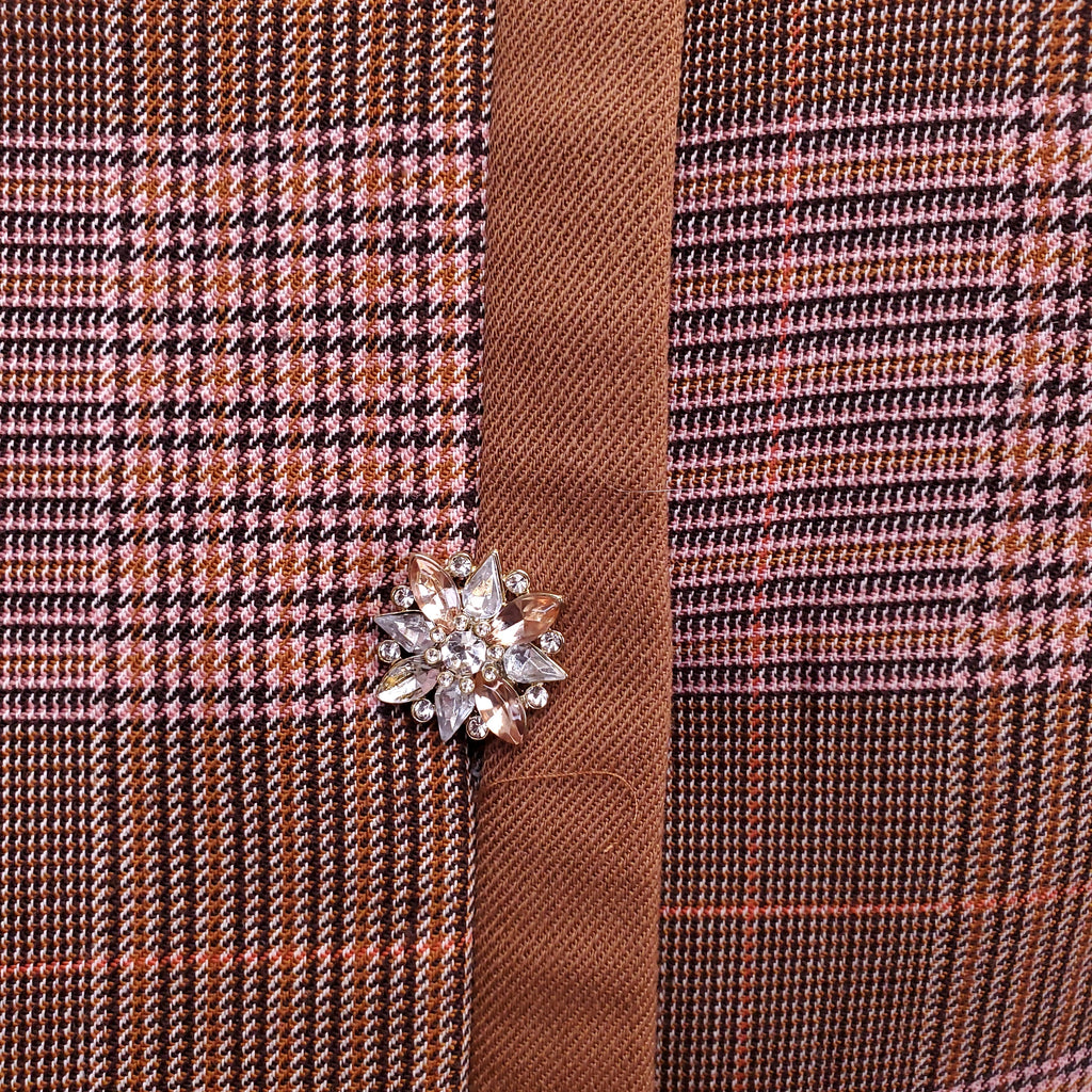 ZIMMERMANN KALEIDOSCOPE CHECK PEACOAT - SIZE 2 (US 8)