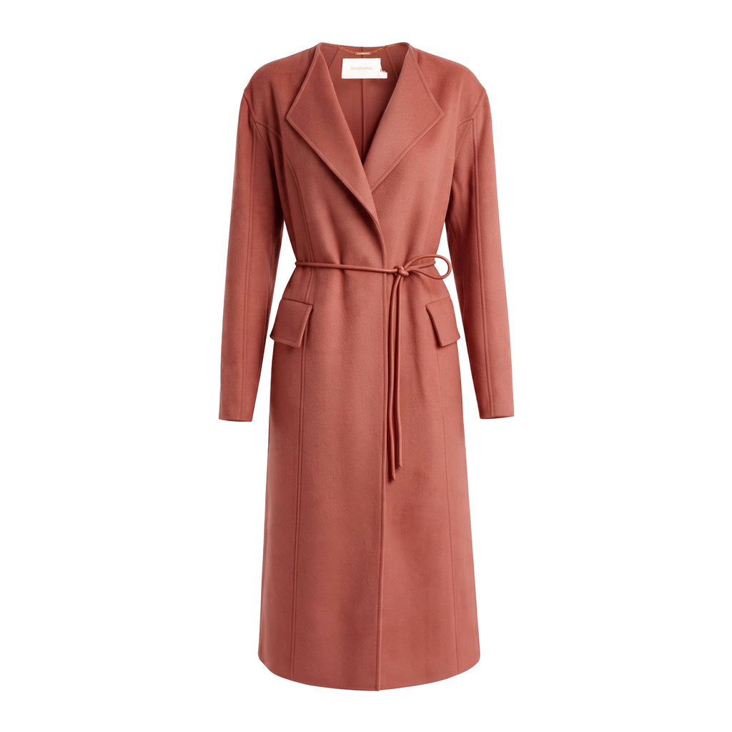 ZIMMERMANN KALEIDOSCOPE WOOL WRAP COAT - SIZE 1 (US 6)