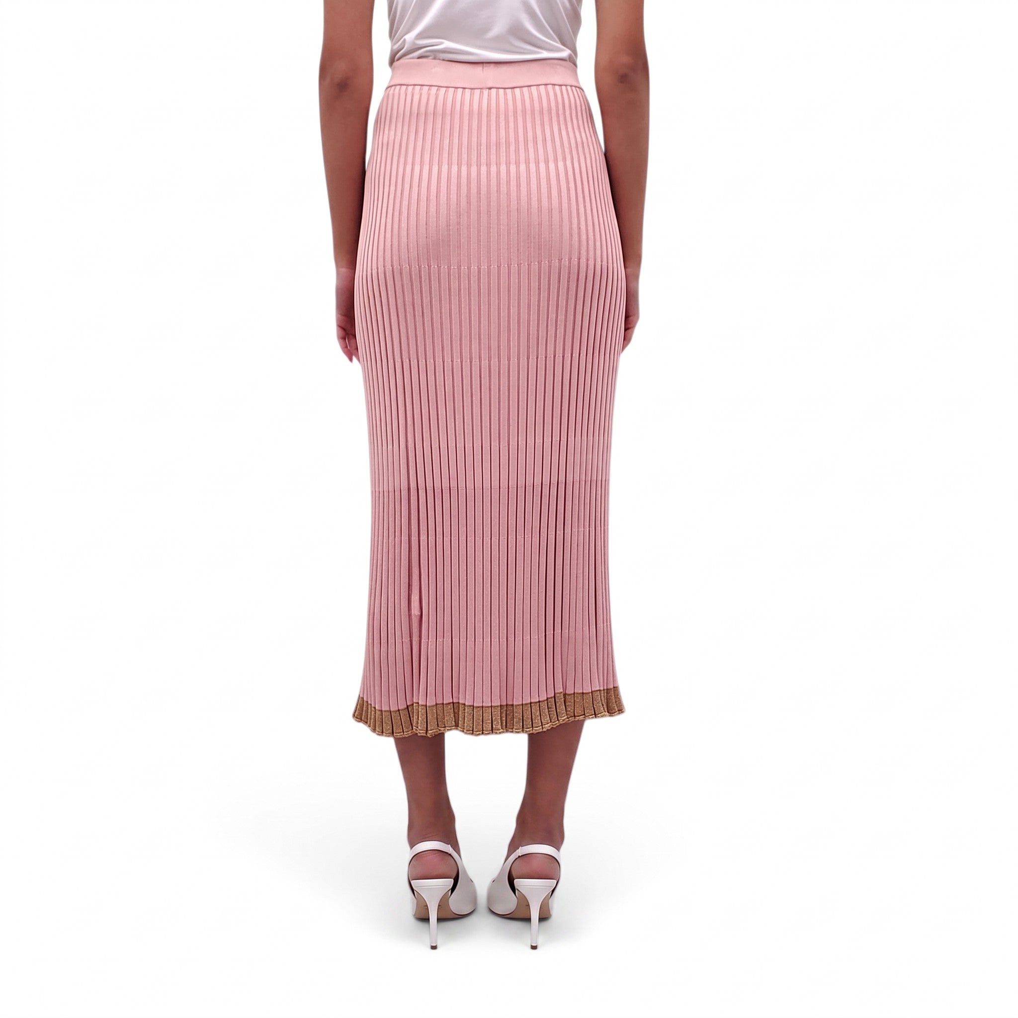ZIMMERMANN KNIT METALLIC SKIRT - SIZE US 4 (0)