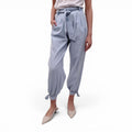 ZIMMERMANN LIGHT WASH DENIM PANTS WITH TIE BELT - SIZE 0 (US 4)