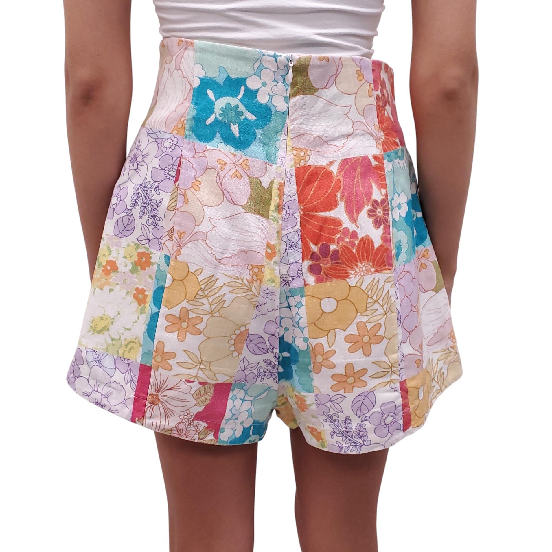 ZIMMERMANN MULTI-PATTERNED SHORTS - SIZE 3/L