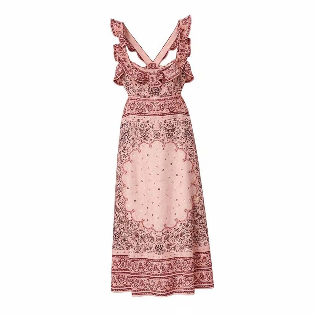 ZIMMERMANN PAISLEY DRESS - SIZE 3 (US 10)