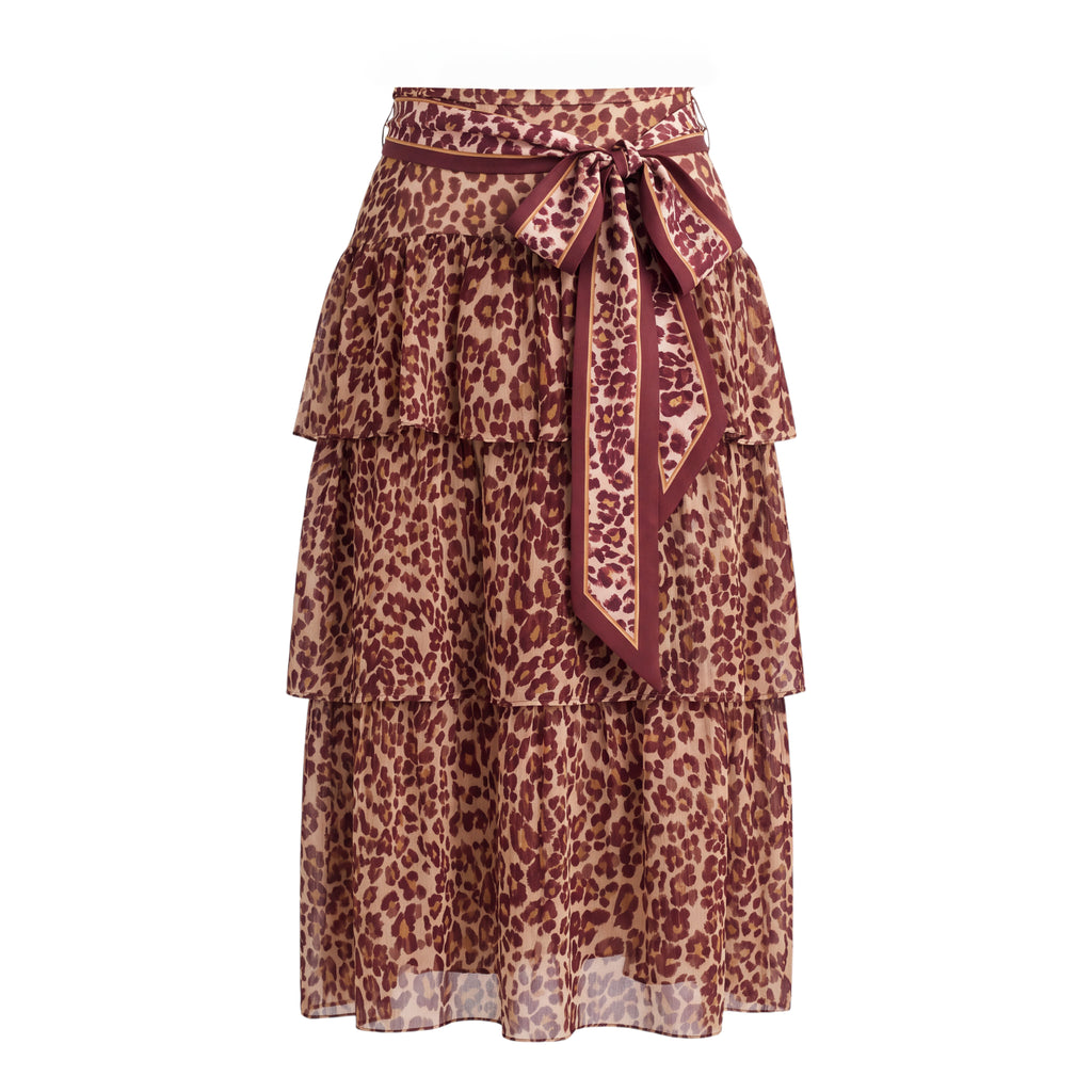 ZIMMERMANN RESISTANCE TIERED SKIRT - SIZE 1 (US 6)