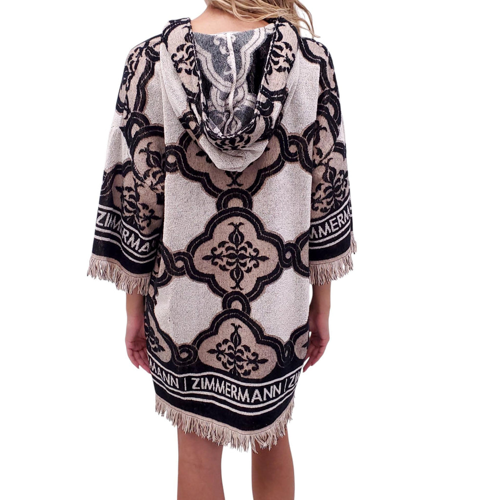 ZIMMERMANN TERRY CLOTH LOGO DRESS - SIZE US 4 (0)