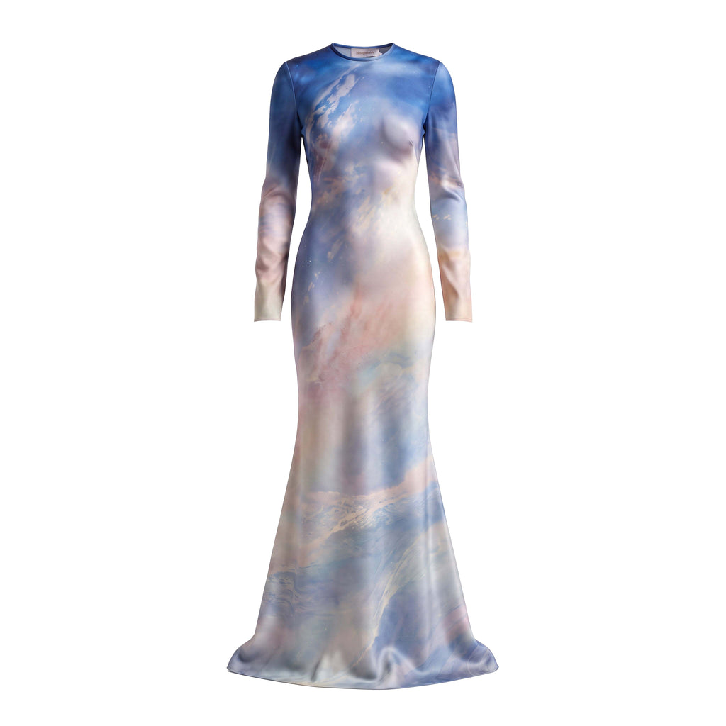 ZIMMERMANN VANILLA SKY 'TAMA BIAS SLIP' DRESS - SIZE 0P (US 2)