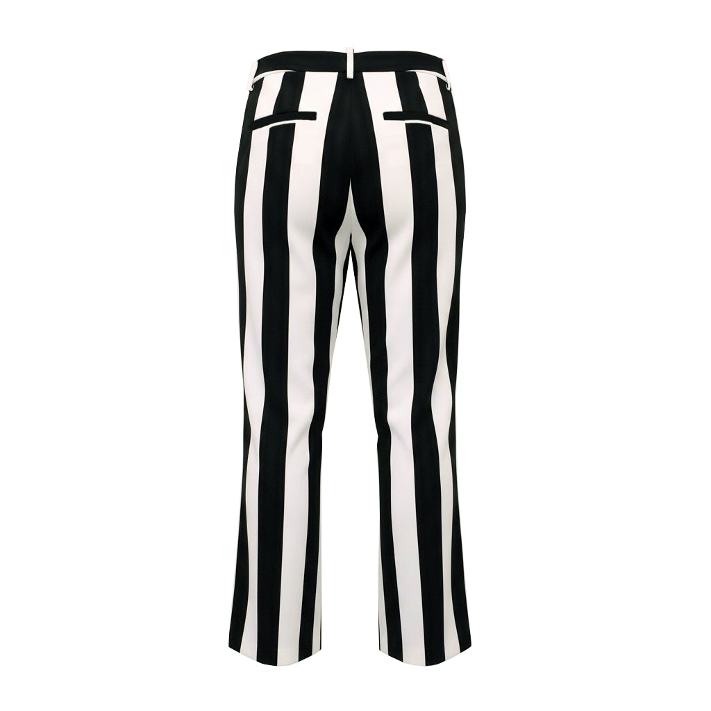 ALICE + OLIVIA STRIPED TROUSERS - SIZE 2